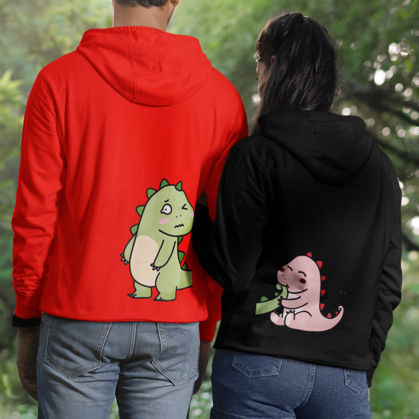 Pulóver szett "Dinoszaurusz pár"