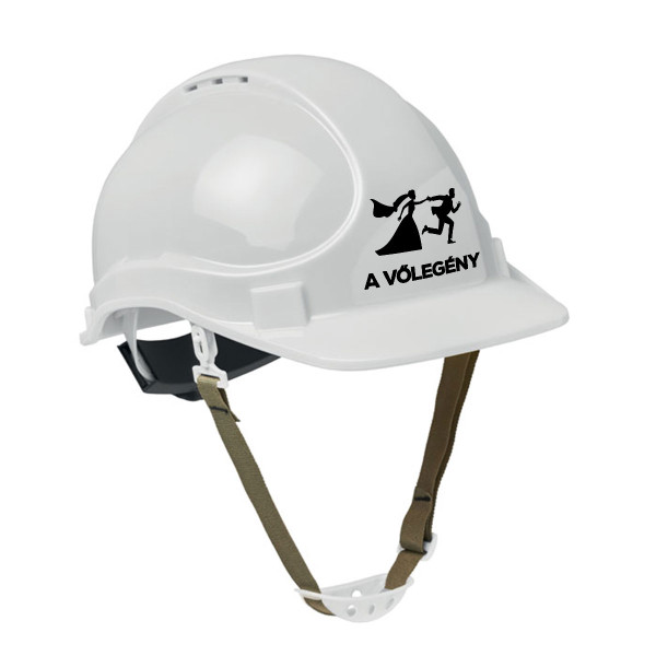 Építőipari sisak "A vőlegény"