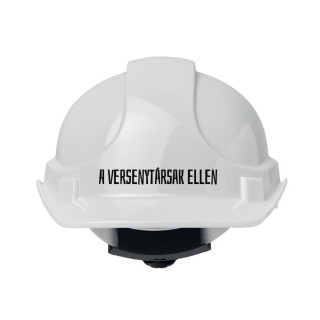 Építőipari védősisak "A versenytársak ellen"