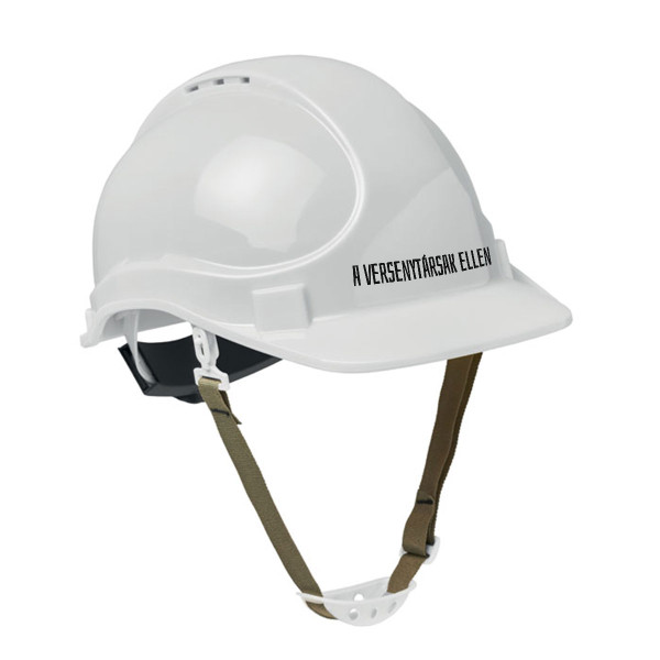 Építőipari védősisak "A versenytársak ellen"