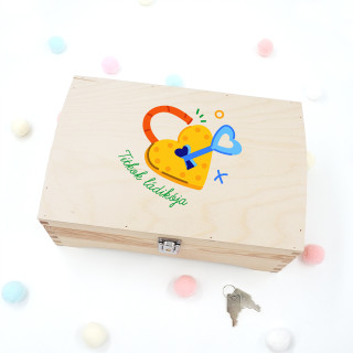 Fa emlékdoboz "Titkok ládikója" Fa emlékdoboz "Titkok ládikója"