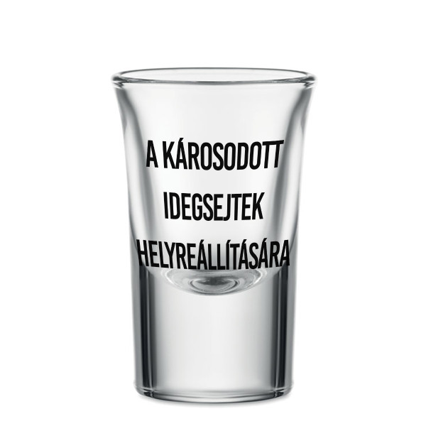 Feles pohár "Főnök", 30ml
