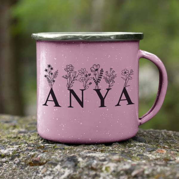 Fém bögre "Anya - Egy vadvirág" Fém bögre "Anya - Egy vadvirág"