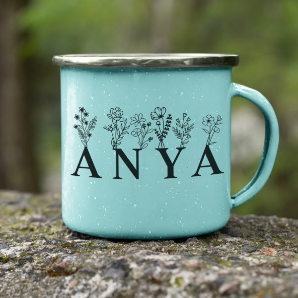 Fém bögre "Anya - Egy vadvirág" Fém bögre "Anya - Egy vadvirág"