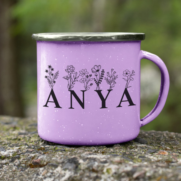 Fém bögre "Anya - Egy vadvirág" Fém bögre "Anya - Egy vadvirág"