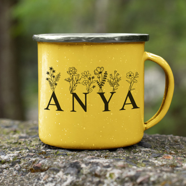 Fém bögre "Anya - Egy vadvirág" Fém bögre "Anya - Egy vadvirág"