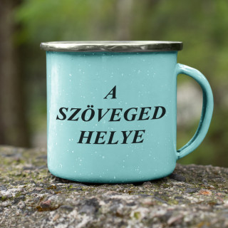 Fém bögre saját szöveggel
