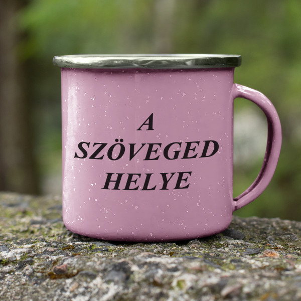 Fém bögre saját szöveggel Fém bögre saját szöveggel