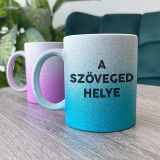 Fényes bögre saját szöveggel