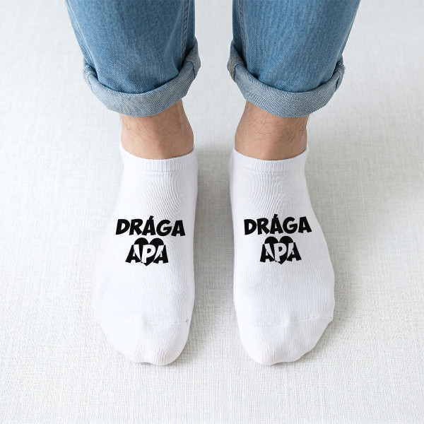 Férfi bokazokni "Drága apa"
