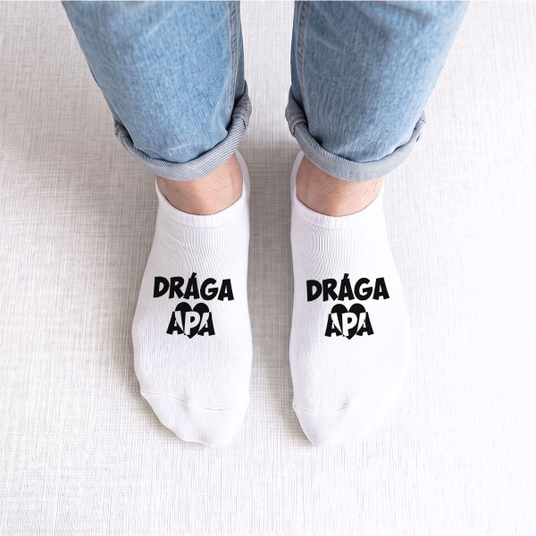 Férfi bokazokni "Drága apa"