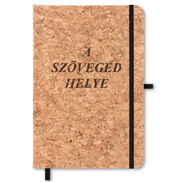 Füzet parafa borítóval saját szöveggel (A5)