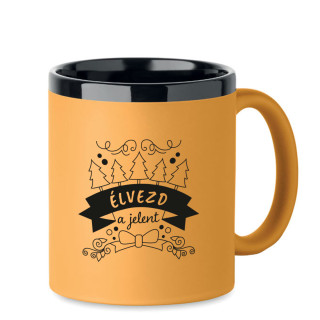 Gravírozott bögre "Élvezd a jelent" Gravírozott bögre "Élvezd a jelent"