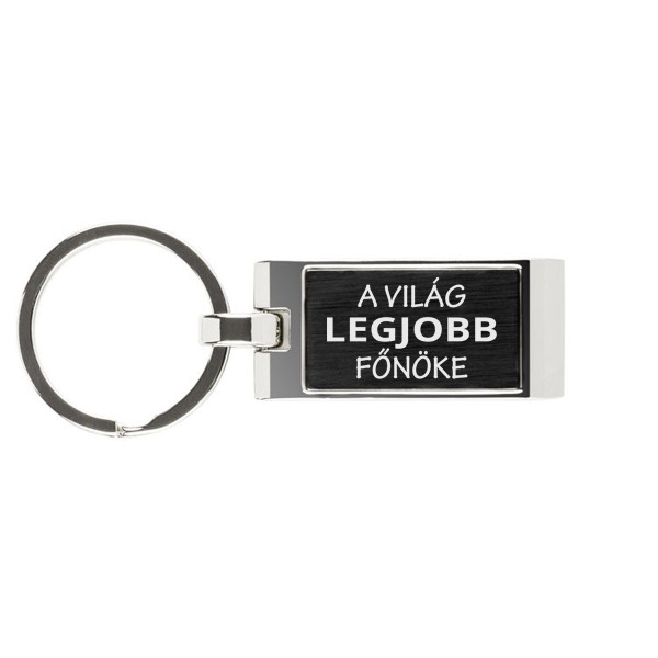Gravírozott kulcstartó "A világ legjobb főnöke" Gravírozott kulcstartó "A világ legjobb főnöke"