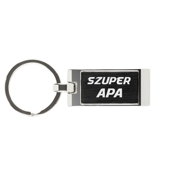 Gravírozott kulcstartó "Szuper apa"
