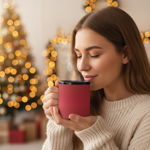 Gravírozott bögre "Élvezd a jelent"