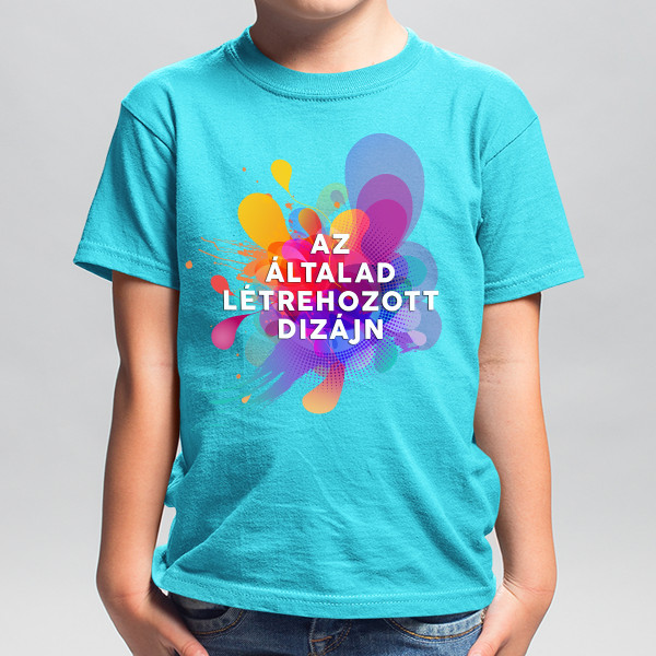 Gyerek póló egyedi dizájnnal