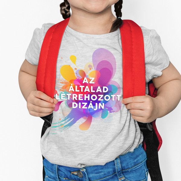 Gyerek póló egyedi dizájnnal
