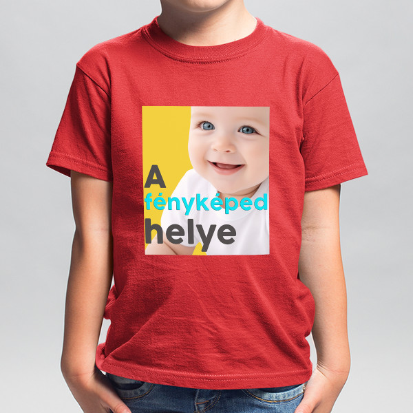 Gyerek póló saját fotóval