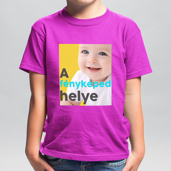 Gyerek póló saját fotóval