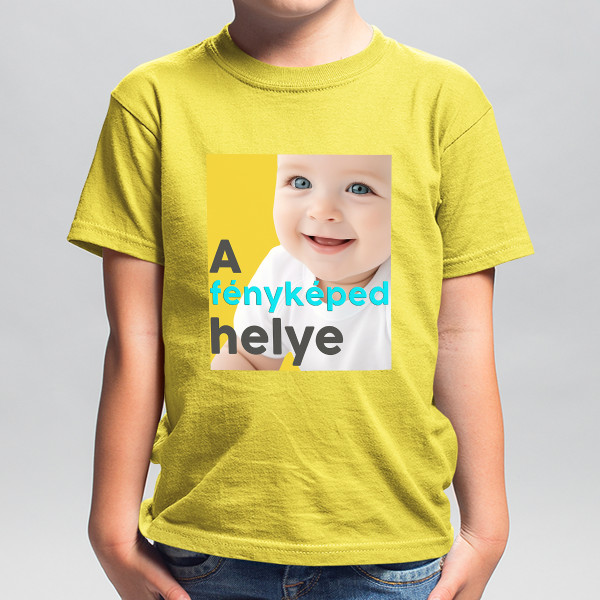 Gyerek póló saját fotóval
