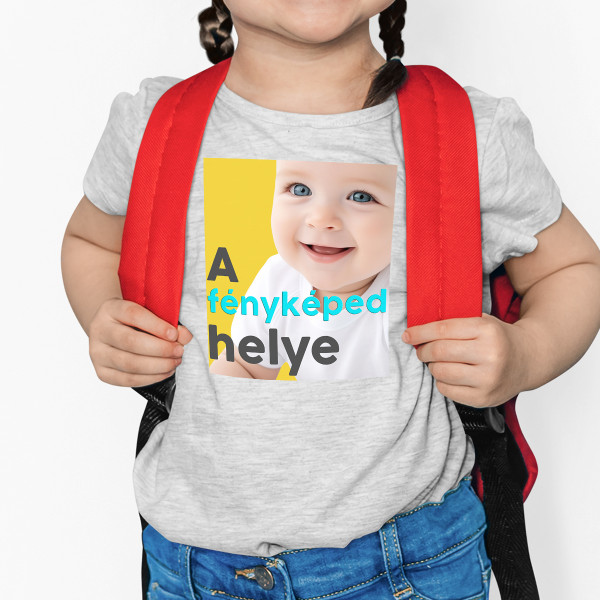 Gyerek póló saját fotóval