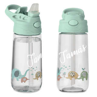 Gyerekek számára készült "Kis elefántok" vízpalack a választott névvel (450ml) Gyerekek számára készült "Kis elefántok" vízpalack a választott névvel (450ml)