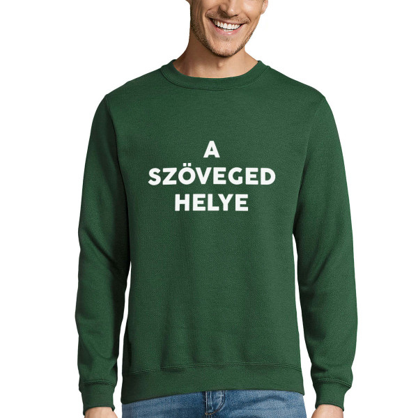 Kapucnis pulóver saját szöveggel (kapucni nélkül)