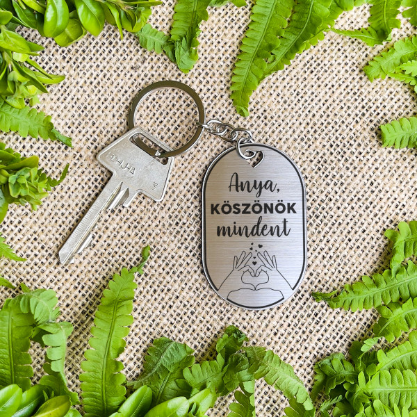 Kulcstartó "Anya, KÖSZÖNÖK mindent" Kulcstartó "Anya, KÖSZÖNÖK mindent"