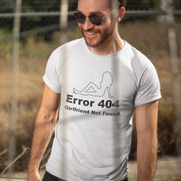 Póló "Girlfriend not found"