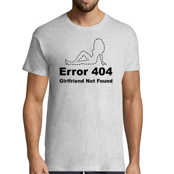 Póló "Girlfriend not found"