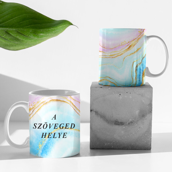 Bögre "Márvány álom" saját szöveggel Bögre "Márvány álom" saját szöveggel