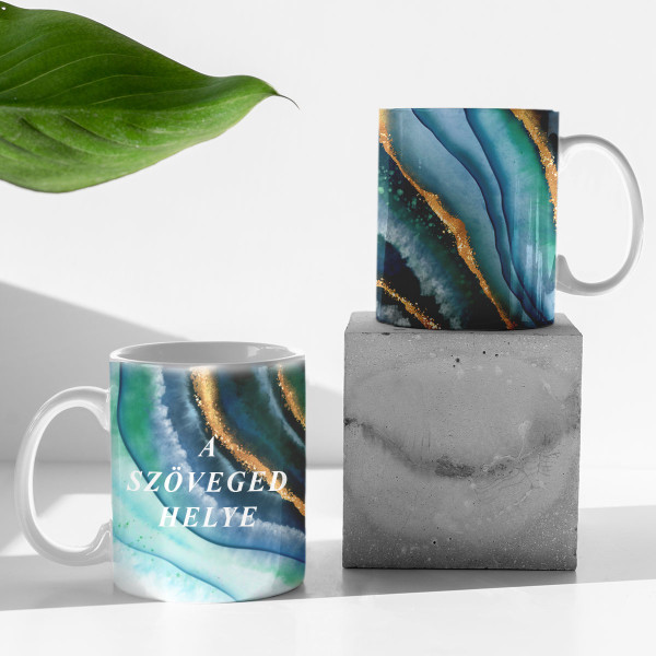 Bögre "Márvány éjszaka" saját szöveggel Bögre "Márvány éjszaka" saját szöveggel