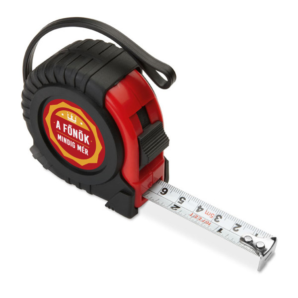 Mérőszalag "A főnök mindig mér"