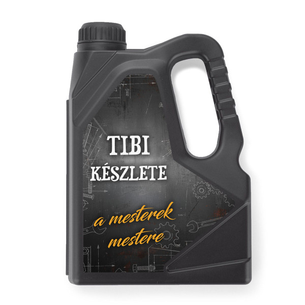 "Mester" nevű, henger alakú szerszámkészlet az általad választott névvel