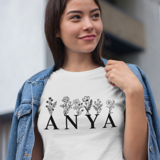 Női póló "Anya - mezei virág"