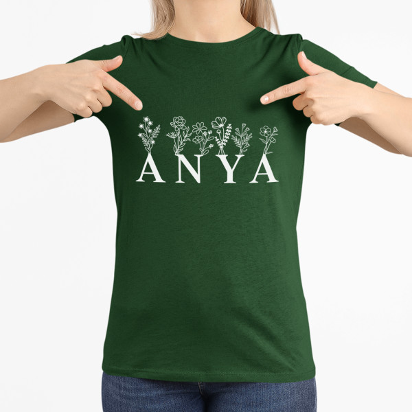 Női póló "Anya - mezei virág"
