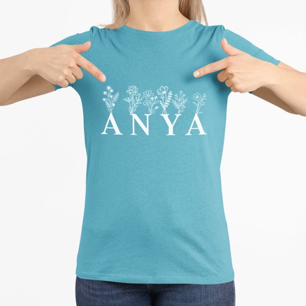 Női póló "Anya - mezei virág"