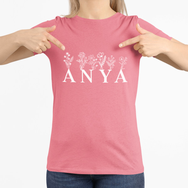 Női póló "Anya - mezei virág"