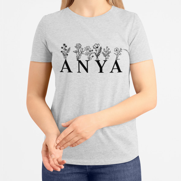 Női póló "Anya - mezei virág"