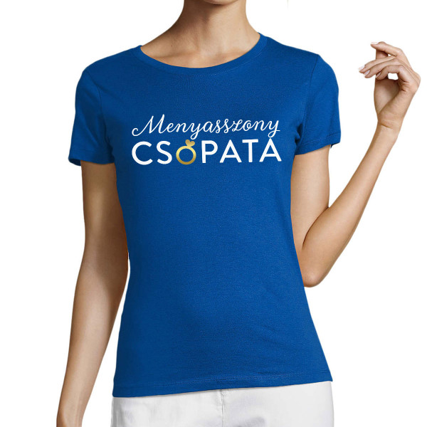 Női póló "Menyasszony csapata"