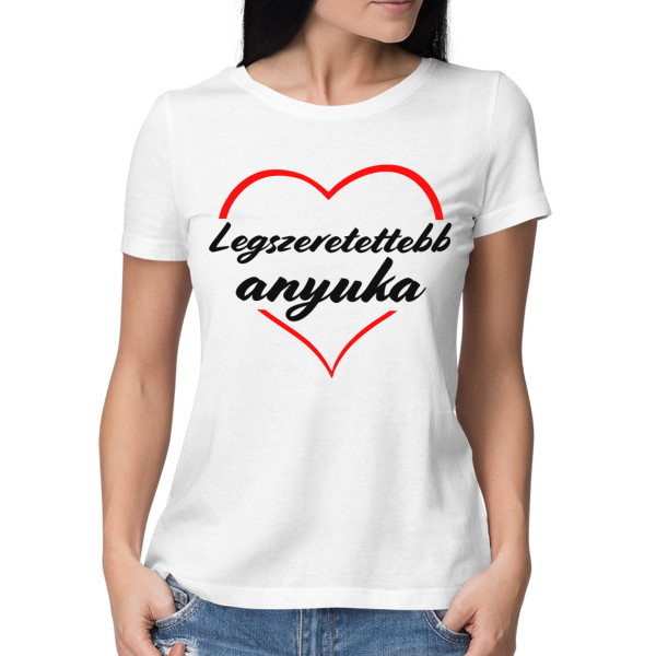 Női póló „Legszeretettebb anyuka“