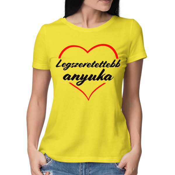 Női póló „Legszeretettebb anyuka“