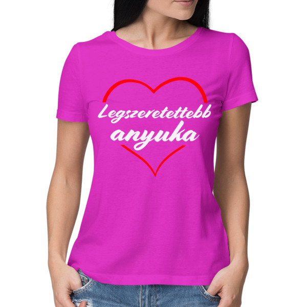 Női póló „Legszeretettebb anyuka“