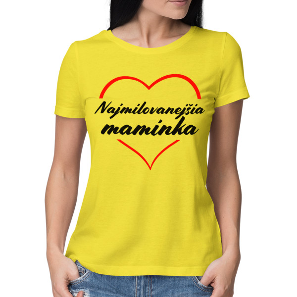 Női póló „Legszeretettebb anyuka“