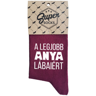 Női zokni „A legjobb anya lábaiért“