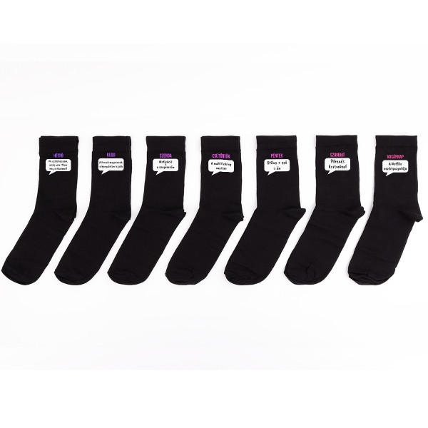 Női zokniszett "A főnökasszony hete" Női zokniszett "A főnökasszony hete"