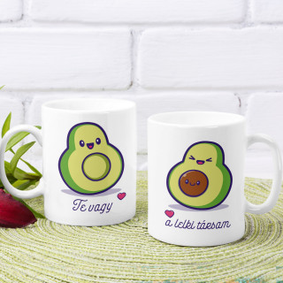 Párnak szánt csészéskészlet "Avokádó" Párnak szánt csészéskészlet "Avokádó"