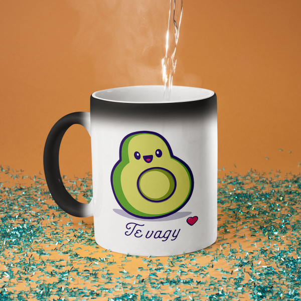 Párnak szánt csészéskészlet "Avokádó"