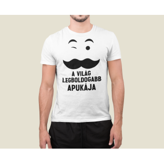 Póló "A világ legboldogabb apukája"